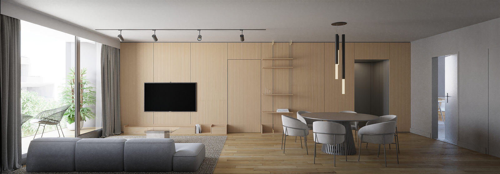 Living comedor, piso 4